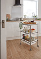 GoodHome Kitchen Trolley Budu