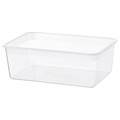 IKEA 365+ Food container, large rectangular, plastic, 5.2 l