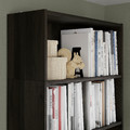 BILLY Height extension unit, dark brown oak effect, 80x28x35 cm