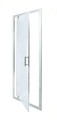 Pivot Shower Door Onega 90 cm, chrome/transparent