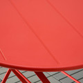 SUNDSÖ Table, outdoor, orange, 65 cm