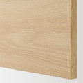 ENHET Wall storage combination, white, oak effect, 60x30x180 cm