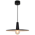 GoodHome Pendant Lamp Hibonit E27 45cm, black