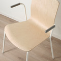 LÄKTARE Conference chair, birch veneer/white