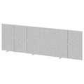 SIDORNA Partition wall, grey, 480x150 cm