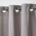 Curtain GoodHome Pahea 135x260cm, grey