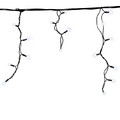 Christmas Curtain Lights In-/Outdoor 100 LED 4.8m, icicles, cool white