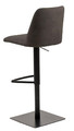 Bar Stool with Backrest Avanja Anthracite