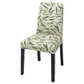 BERGMUND Chair, black, Fågelfors multicolour