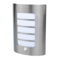 GoodHome Outdoor Wall Lamp Grandy, motion sensor, 1 x 40 W E27, brushed steel