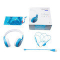 BuddyPhones Headphones Bluetooth Wave Robot, blue