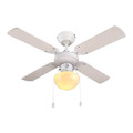 Ceiling Fan Light 92 cm E27 CCT DIM, white