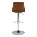 Bar Stool Emu, faux leather, brown