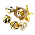 Craft Christmas Decoration Set Bells 5pcs