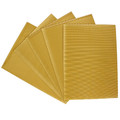 Corrugated Paper B4 10pcs, gold/silver