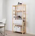 IVAR Shelving unit, pine, 89x30x179 cm