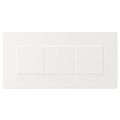 STENSUND Drawer front, white, 40x20 cm