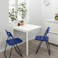 MELLTORP Table, white, 75x75 cm