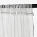 LILL Net curtains, 1 pair, white, 280x300 cm