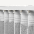 HANNALILL Curtains, 1 pair, grey, 145x300 cm