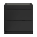 GoodHome Wash-basin Cabinet Imandra 80 cm, matt black