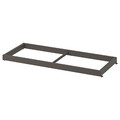 KOMPLEMENT Clothes rail, dark grey, 75x35 cm