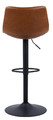 Bar Stool Oregon high PU, brandy