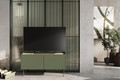 Two-Door TV Cabinet Desin 120, olive/nagano oak