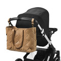 Elodie Details Diaper Bag - Caramel Brown Braided