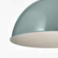 SKURUP Pendant lamp, turquoise, 38 cm