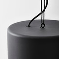 HEKTAR Pendant lamp, dark grey, 47 cm