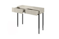 Modern Console Table Dresser Dressing Table Nicole, cashmere, black legs