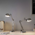 FORSÅ Work lamp, nickel-plated