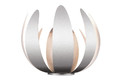 GoodHome Wall Lamp Pleiones 1-p E14, aluminium