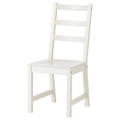 NORDVIKEN / NORDVIKEN Table and 6 chairs, white, white, 210/289x105 cm