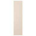 REINSVOLL Door with hinges, grey-beige, 50x195 cm