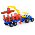 Tractor with Trailer 46cm, assorted colours, 3+