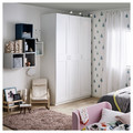 GRIMO Door with hinges, white, 50x229 cm