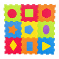 Floor Foam Puzzle Mat Shapes 32x32 10pcs 10m+