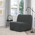 LYCKSELE MURBO Chair-bed, Vansbro dark grey