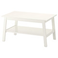 LUNNARP Coffee table, white, 90x55 cm