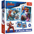 Trefl Children's Puzzle 2in1 2x Puzzle + Memos Avengers 3+