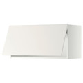 METOD Wall cabinet horizontal, white/Veddinge white, 80x40 cm