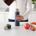 HÄLSA Steel vacuum flask, blue, 0.5 l