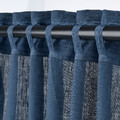 DYTÅG Curtains, 1 pair, dark blue, 145x300 cm