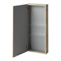 Bathroom Wall Cabinet GoodHome Imandra 40x90x15cm, wood