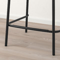 HÅVERUD / STIG Table and 4 stools, black/black, 105 cm