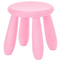 MAMMUT Children's stool, indoor/outdoor/pink