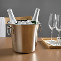 SOLDRÄNKT Wine cooler, stainless steel, 20 cm