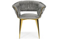 Glamour Chair IRIS LUX, grey